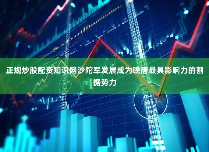 正规炒股配资知识网沙陀军发展成为晚唐最具影响力的割据势力